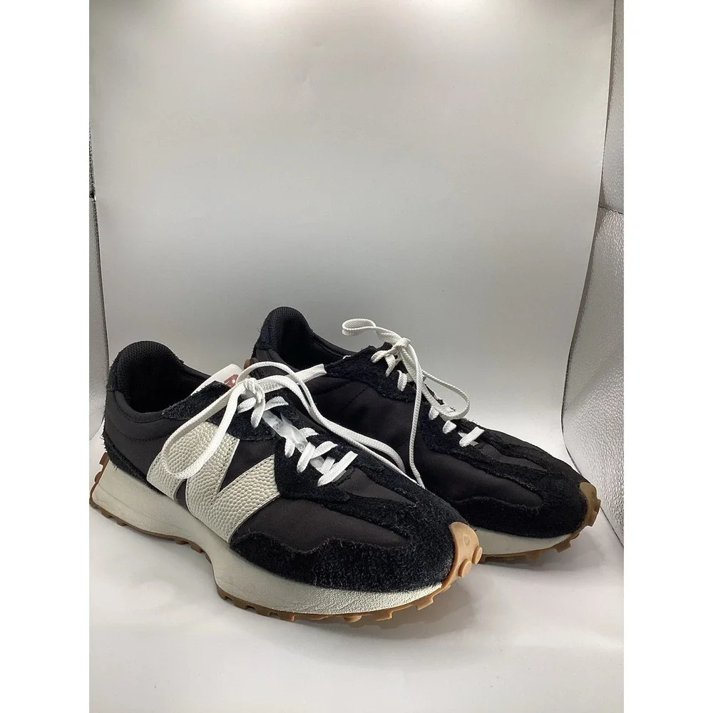 Size 9.5 - New Balance 327 Black White Gum W